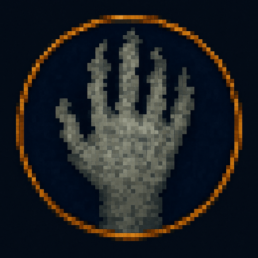 A hand with its fingers symbolizing ash