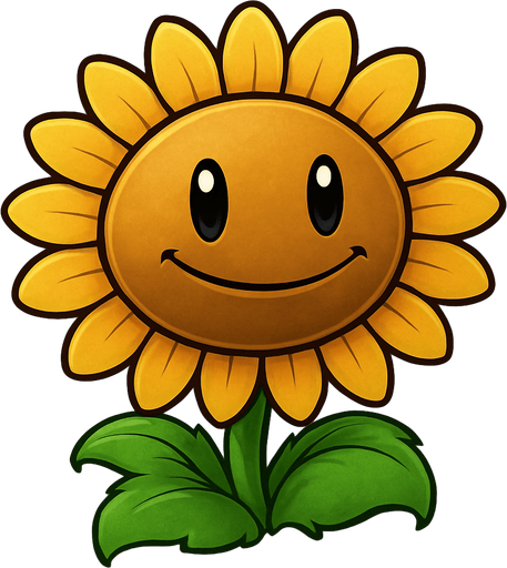 Girasol de juego plantas vs zombies.
In-Game asset