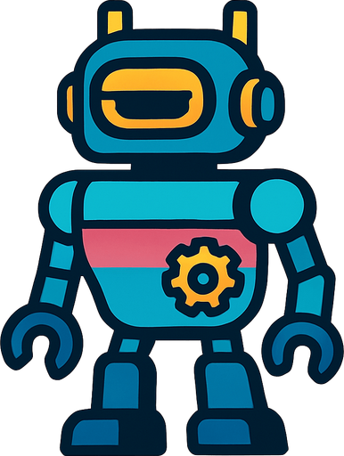 Semibot.
In-Game asset.  High contrast.  No shadows