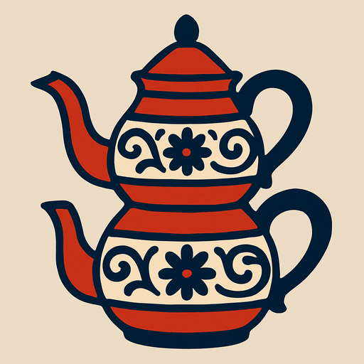 Make a kettle same turks.
In-Game asset.  2d.  High contrast.  No shadows
