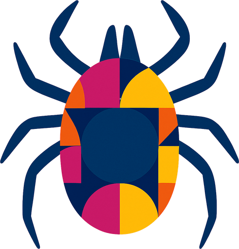 Crop to shape of a tick bug