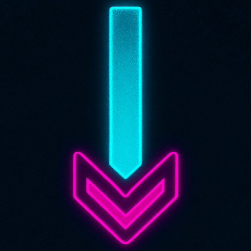 Cyberpunk style hold note for music rhythm game.
In-Game asset.  2d.  High contrast.  No shadows