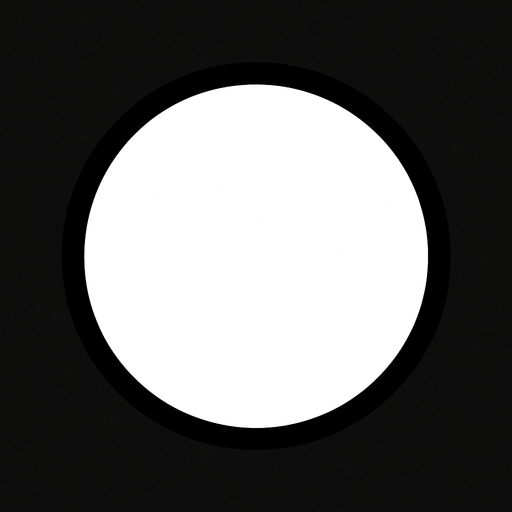 small white ball.
In-Game asset.  2d.  High contrast.  No shadows
