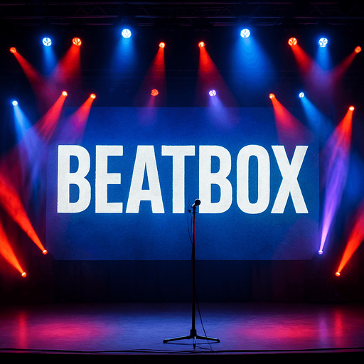beatbox stage background real photo