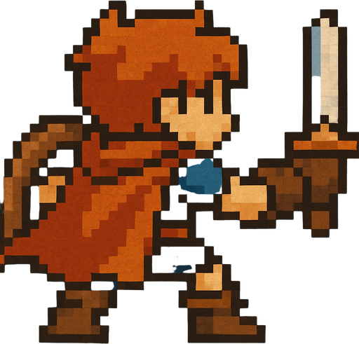 Retro pixel style from arcade