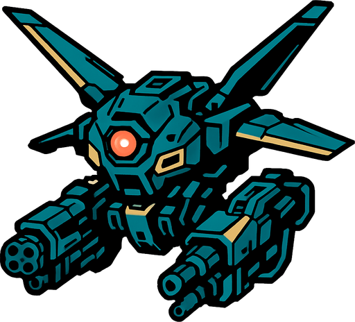 war drone scifi model
In-Game asset.  2d.  High contrast.  No shadows