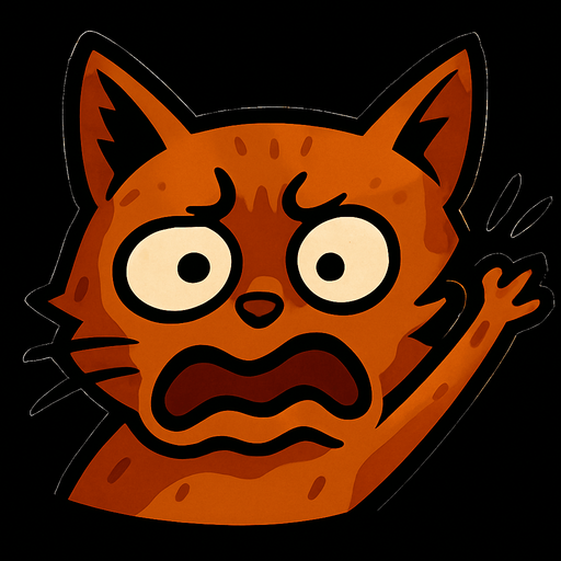 make this cat with silly face looks like that ◑_◐ (╯‵□′)╯