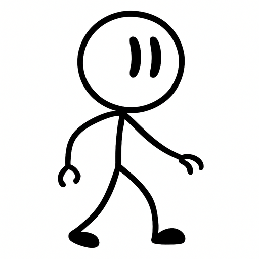 Henry Stickmin.
In-Game asset.  2d.  High contrast.  No shadows
