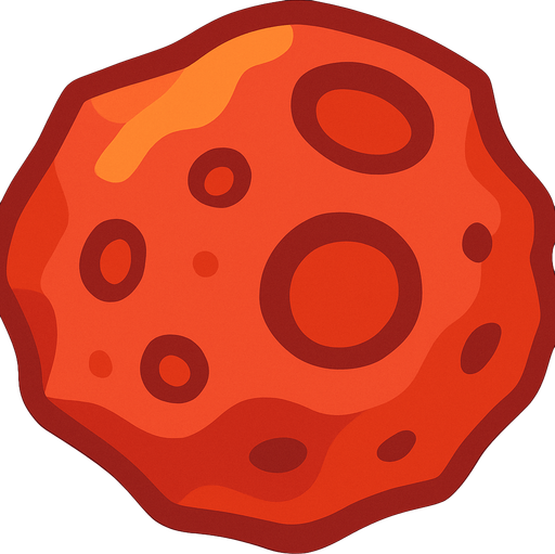 Красно оранжевый