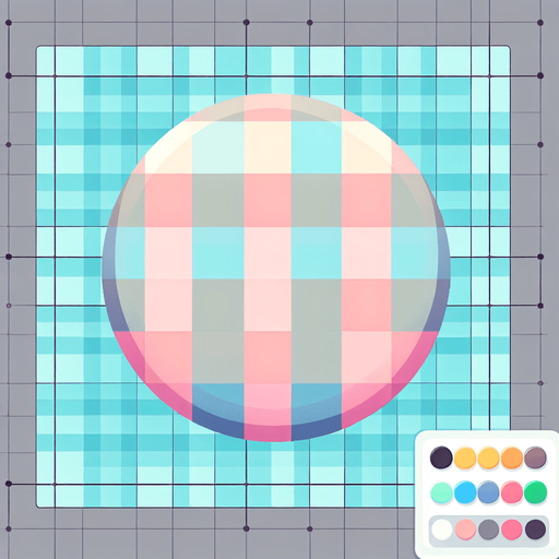 A checked pattern in nice soft pastel colors.
Single Game Texture. In-Game asset. 2d. Blank background. High contrast. No shadows.