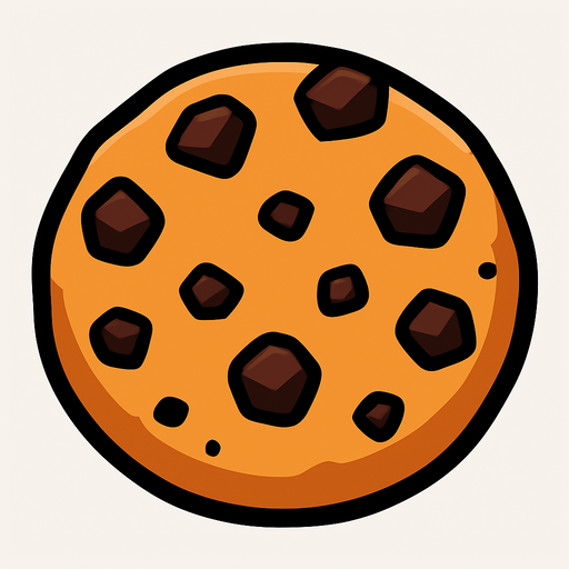 cookie.
In-Game asset.  2d.  High contrast.  No shadows