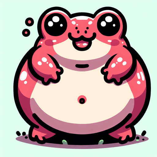 cartoon cute fat toad
Single Game Texture. In-Game asset. 2d. Blank background. High contrast. No shadows.