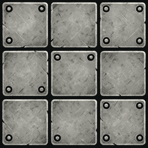SUELO 2D DE METAL PLATEADO.
In-Game asset.  2d.  High contrast.  No shadows