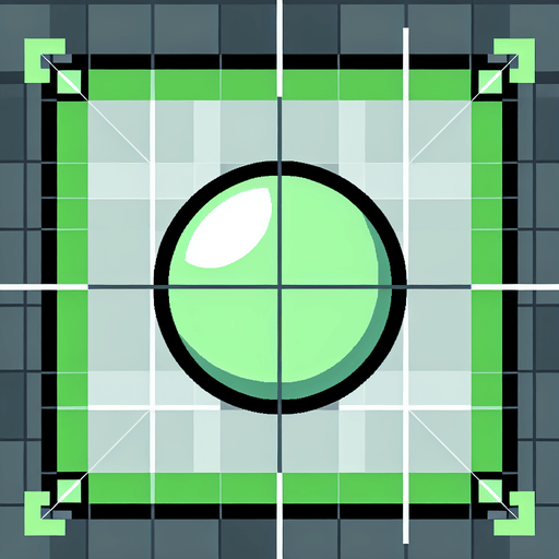 Single Game Texture, 50x50pix. In-Game asset. 2d. Blank background. High contrast. No shadows. Light green circle with border. Simple. No other objects.

Single Game Texture. In-Game asset. 2d. Blank background. High contrast. No shadows.