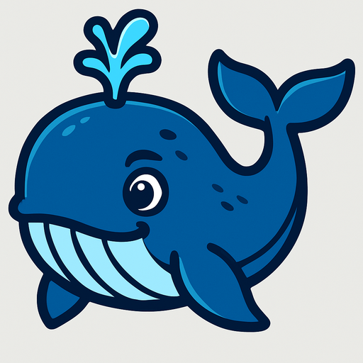 make a whale.
In-Game asset.  High contrast.  No shadows