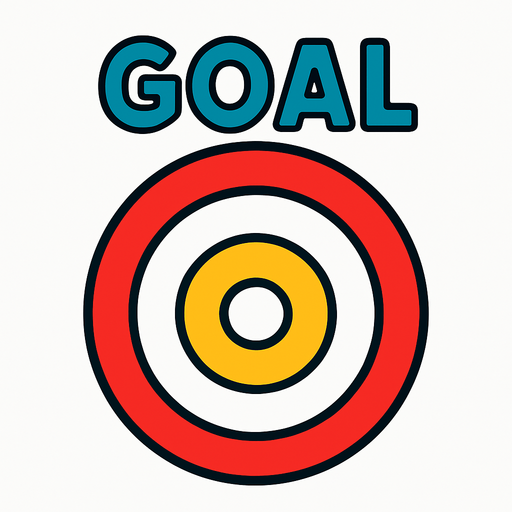 GOAL.
In-Game asset.  2d.  High contrast.  No shadows