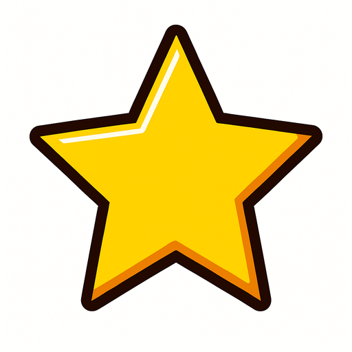 Star.
In-Game asset.  High contrast.  No shadows