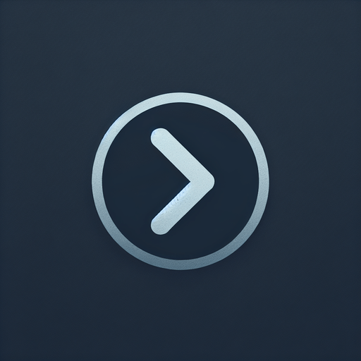 Simple light grey single Left Chevron on a dark grey-blue round button.
Professional UI. High definition