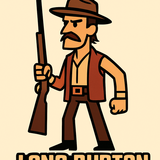Long Burton.
In-Game asset.  2d.  High contrast.  No shadows