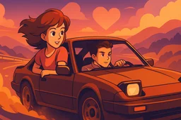 Retro Drifting Love