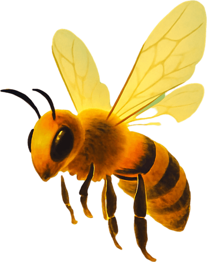 Fullscreen modern App Store landscape banner, 16:9, high definition, for a game titled "L’Abeille Messagère" and with the description "Devenez une abeille, semez la lumière en pollinisant les fleurs, évitez les dangers, et sauvez la nature en redonnant vie au champ.". No text on banner!