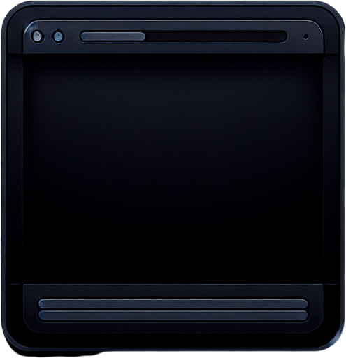 an empty black popup UI.
UI