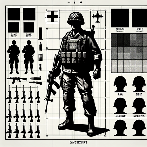 Hazme un soldado de visto desde arriba.
Single Game Texture.  In-Game asset.  2d.  Blank background.  High contrast.  No shadows
