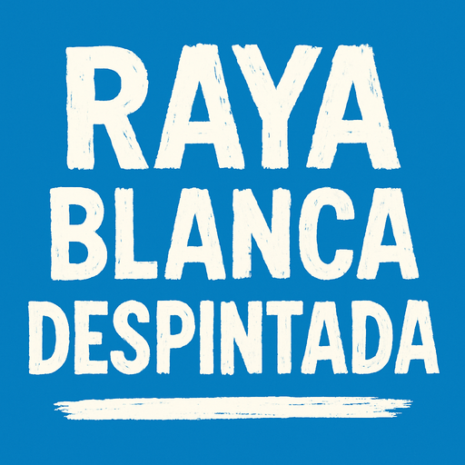 RAYA BLANCA DESPINTADA.
In-Game asset.  2d.  High contrast.  No shadows. RAYA BLANCA DESPINTADA