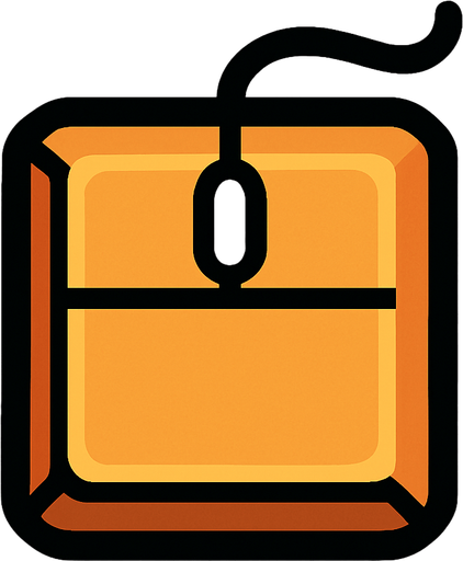 mause but square.
In-Game asset.  2d.  High contrast.  No shadows