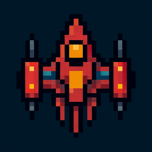 enemy spaceship 8 bit