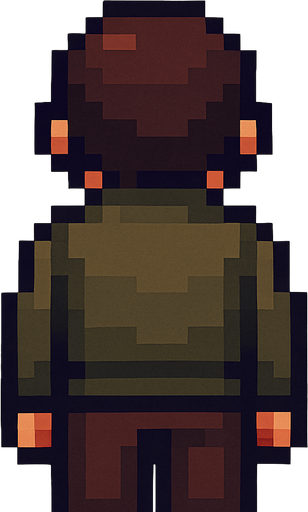 man pixel art with different clothes