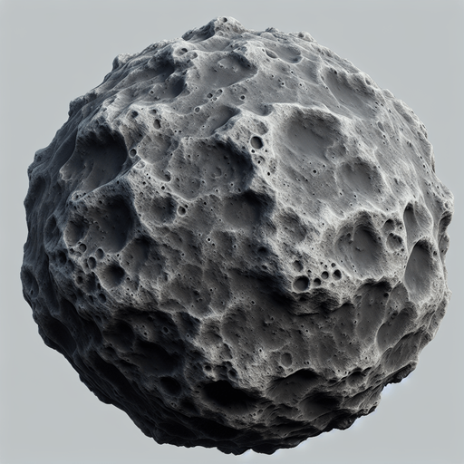 asteroid.
Single Game Texture.  In-Game asset.  2d.  No shadows