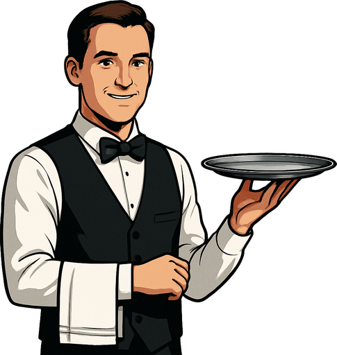 Garson - Gerçekçi - Yazısız.
In-Game asset.  2d.  High contrast.  No shadows