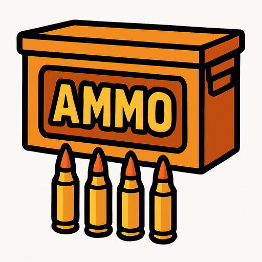 ammo.
In-Game asset.  2d.  High contrast.  No shadows