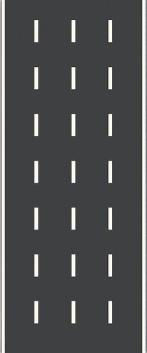 The asphalt road will be a little wider