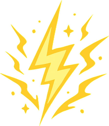 chispa de energia.
In-Game asset.  2d.  High contrast.  No shadows