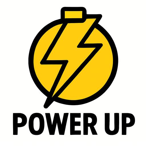 power up.
In-Game asset.  2d.  High contrast.  No shadows