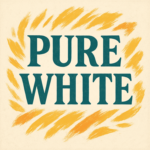 Pure white