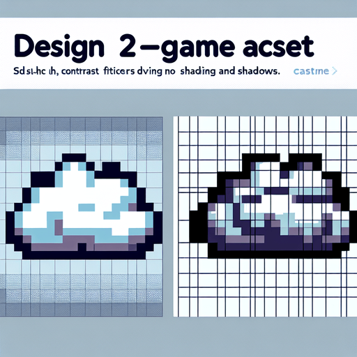 8 bit cartoon cloud. no shade. no shadow. Single Game Texture. In-Game asset. 2d. Blank background. High contrast. No shadows.