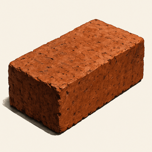 Un ladrillo realista.
In-Game asset.  2d.  High contrast.  No shadows. Realista