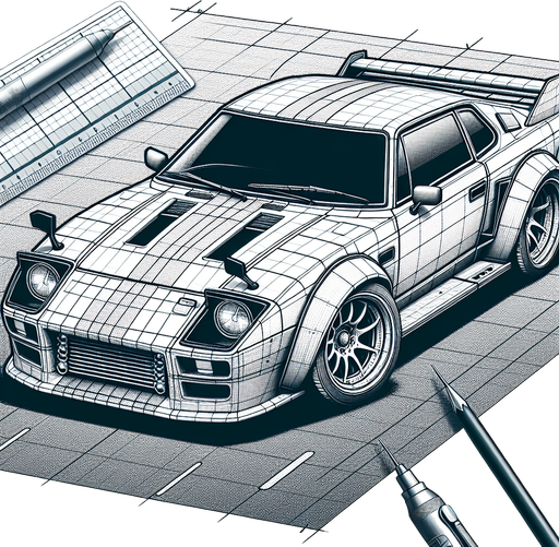 Car.
Single Game Texture.  In-Game asset.  2d.  Blank background.  High contrast.  No shadows