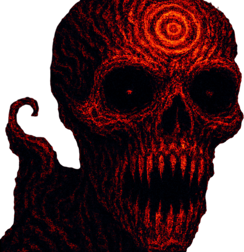 horror uncanny scary pixelated