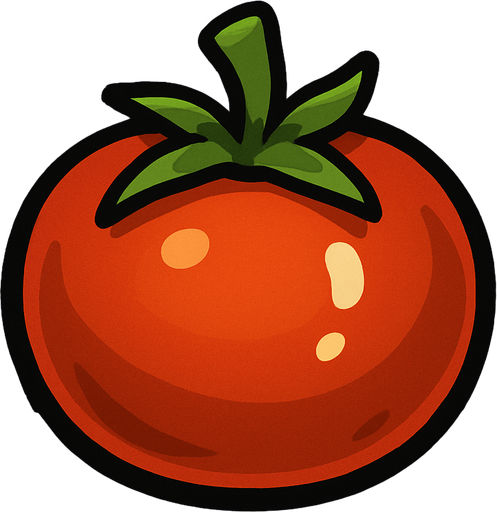 add one tomato.
In-Game asset.  2d.  High contrast.  No shadows