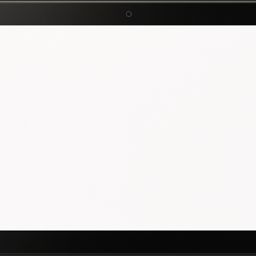 Apply keystone correction to the tablet's appearance to make it look like a real head-on view