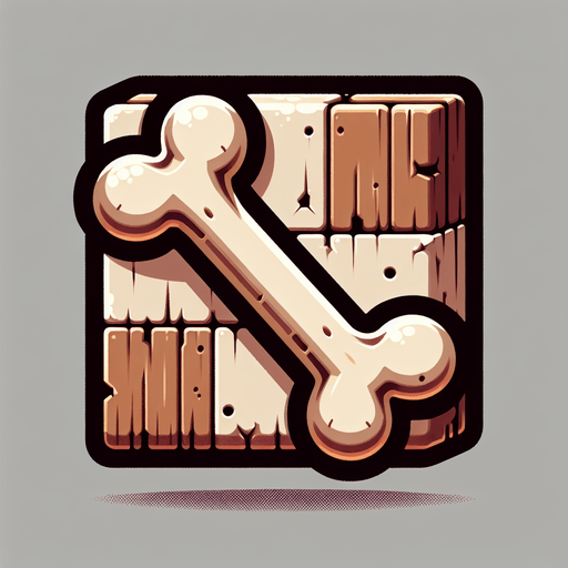 bone.
Single Game Texture. In-Game asset. 2d. Blank background. High contrast. No shadows.