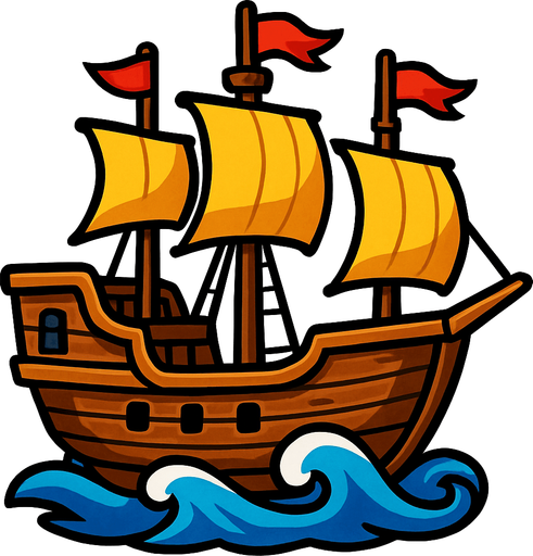 Ship.
In-Game asset.  2d.  High contrast.  No shadows