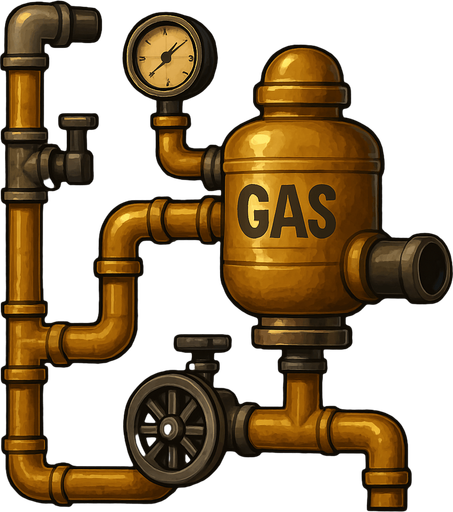 outgoing gas infrastructure system.
In-Game asset