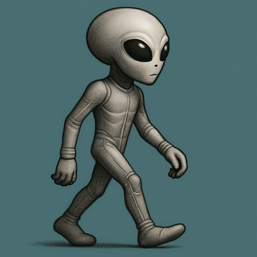 Create contact step of walking animation