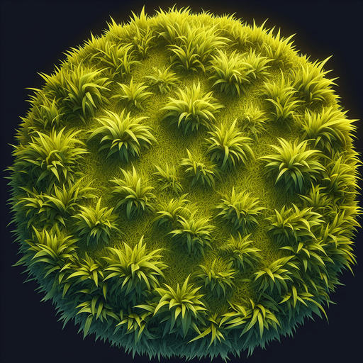 grass.
Single Game Texture. In-Game asset. 2d. Blank background. High contrast. No shadows.