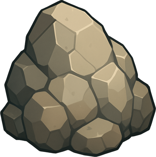 Roca.
In-Game asset.  High contrast.  No shadows. 3D